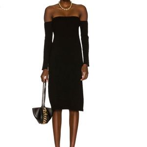 L'AGENCE OFF THE SHOULDER DRESS